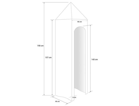 HOMESTYLE4U - Lit enfant Lit mezzanine tour toboggan bois de pin