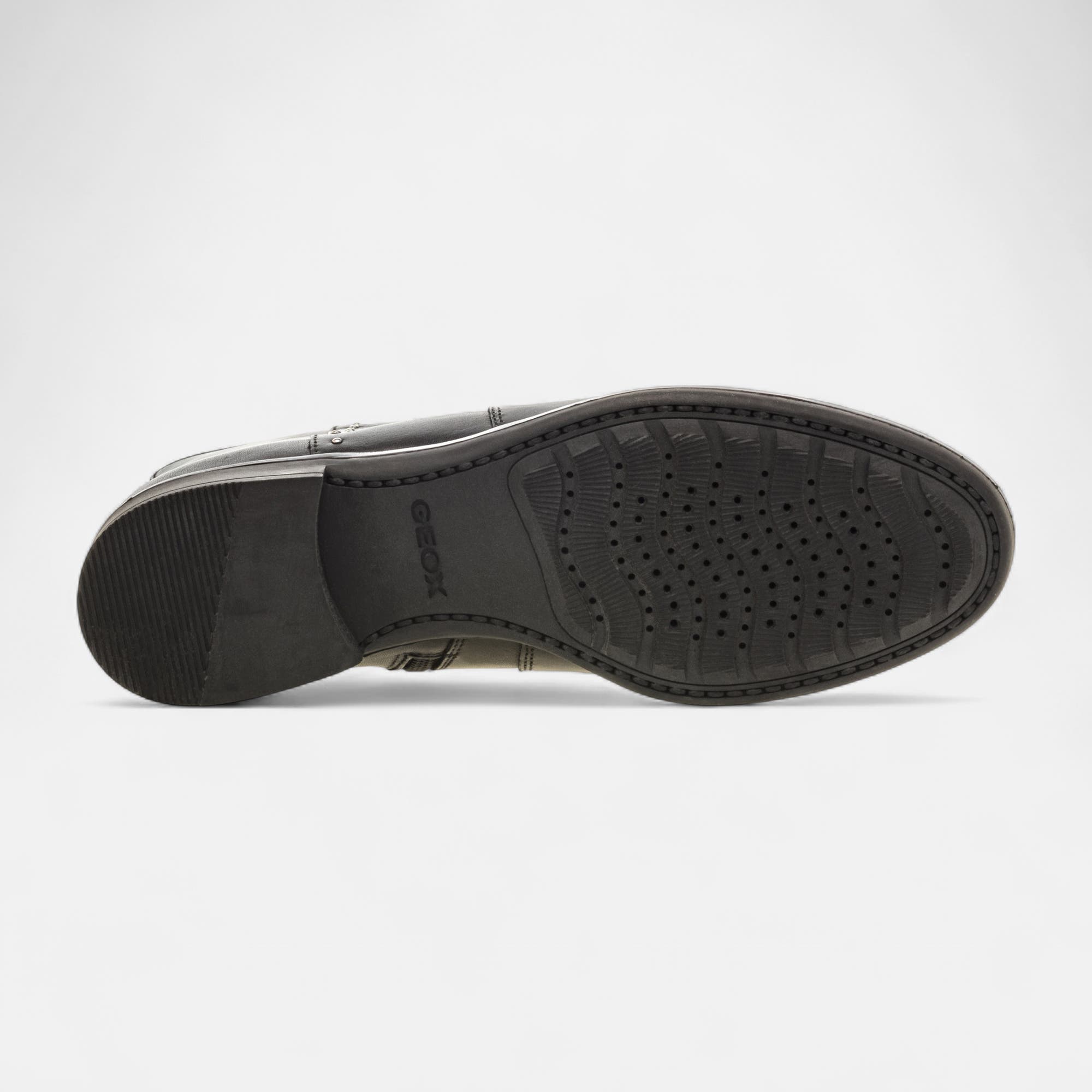 Bottines Femme en cuir noir