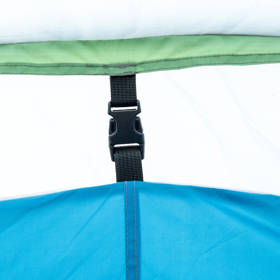 Outsunny Campingzelt mit Erdspieße, Tragetasche und Spannseilen blau