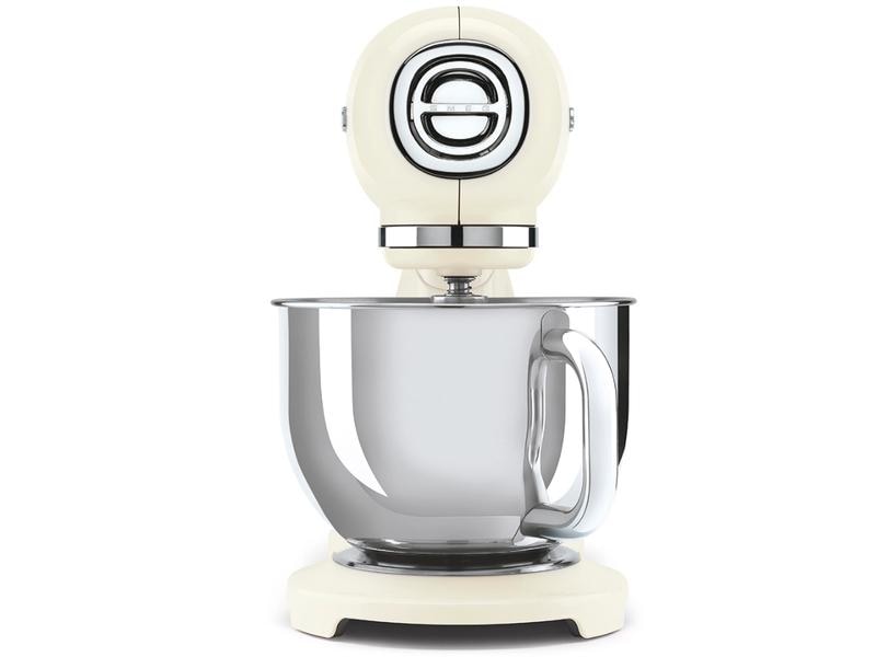 SMEG Küchenmaschine 50's Style SMF03CREU Crème Vielseitiges Küchengerät mit 10 Geschwindigkeitsstufen