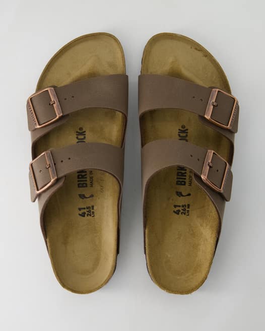 Birkenstock Arizona BS Pantoletten in Braun