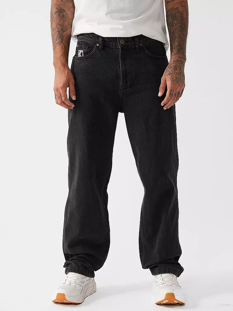 KARL KANI Jeans Baggy Fit  schwarz