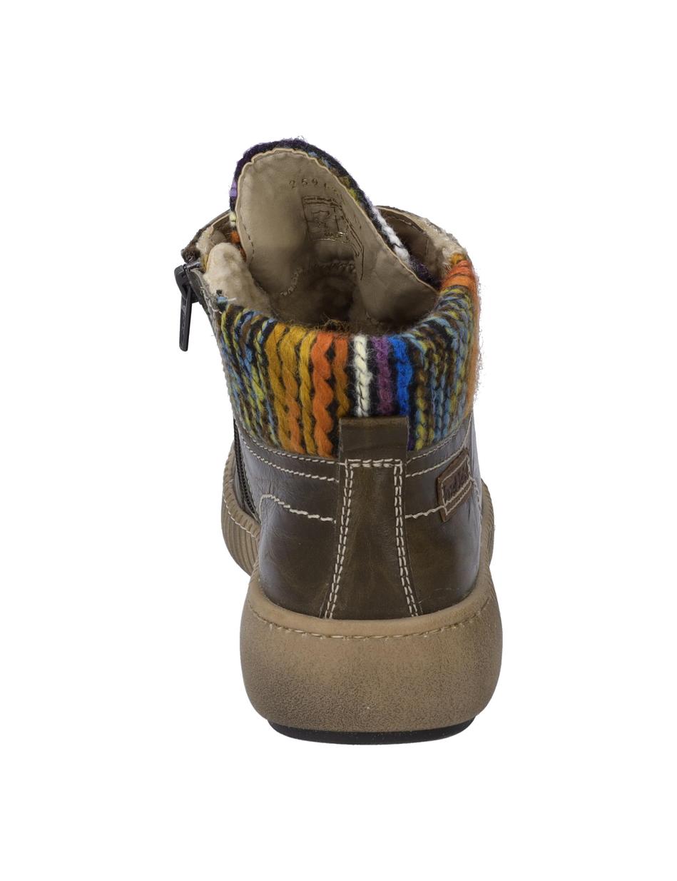 Stiefelette Maren 06, oliv-multi