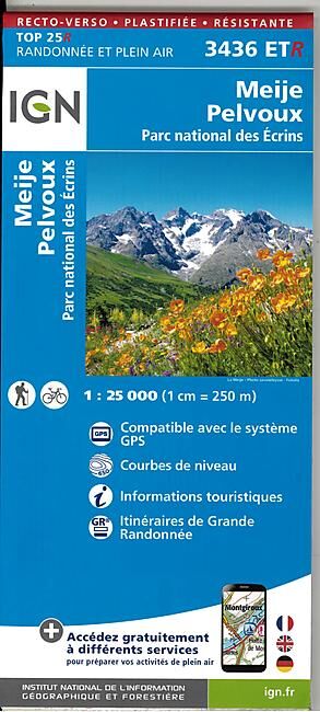 IGN - TOP25R 3436ETR MEIJE PELVOUX 1 25 000