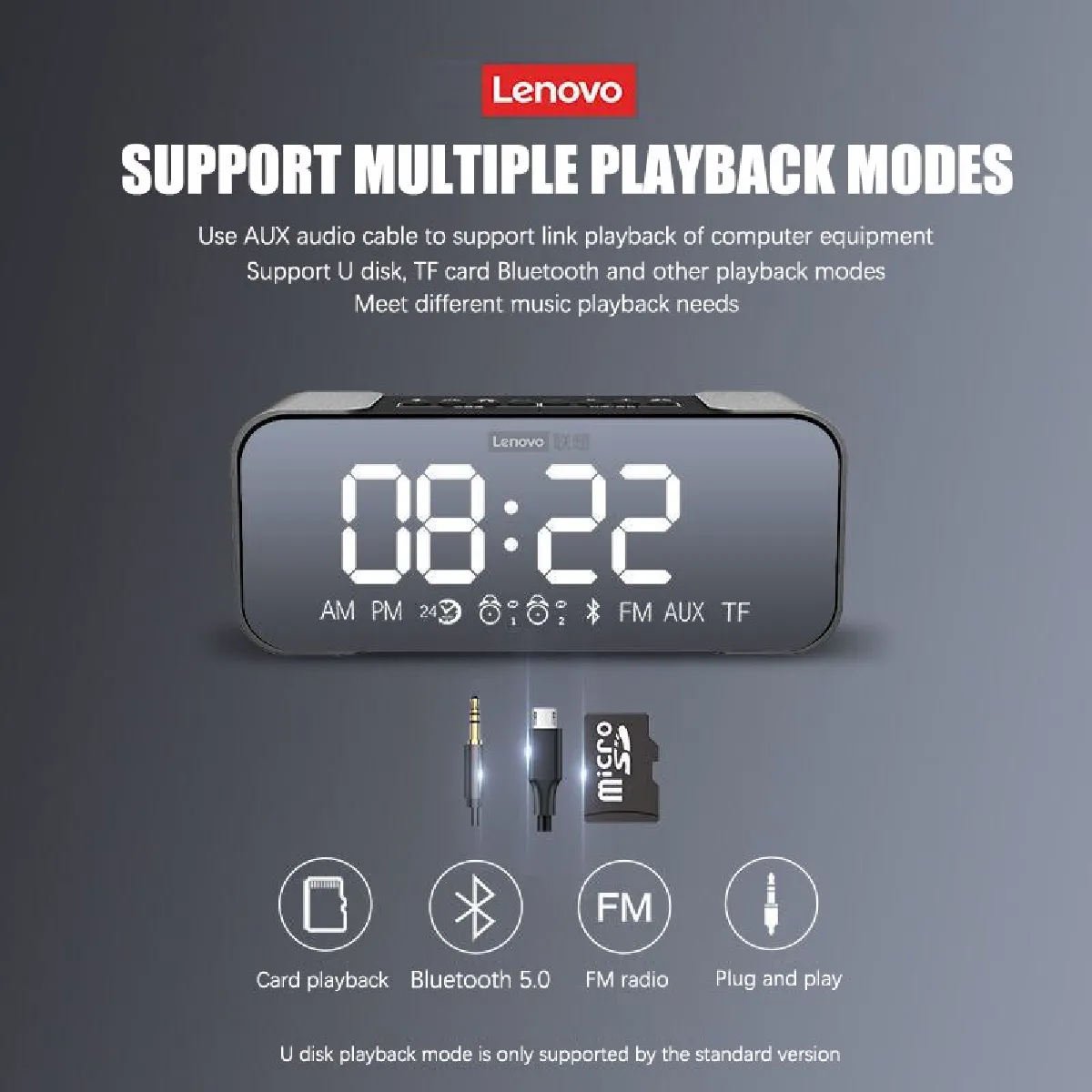 Universal Haut-parleur Bluetooth avec LED display