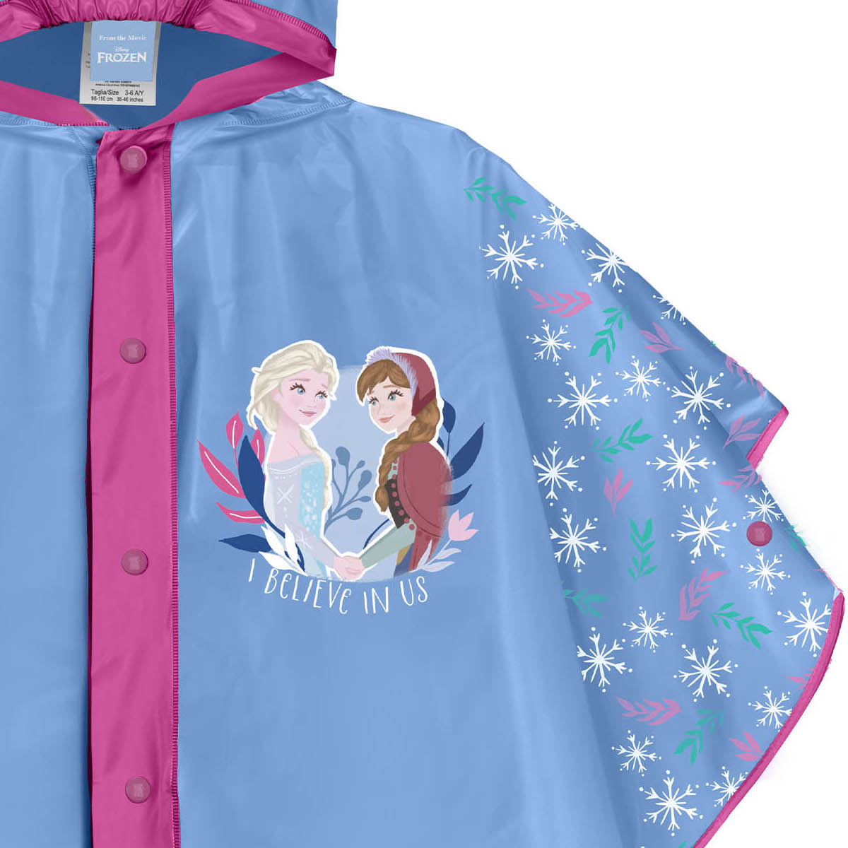 Poncho Chubasquero Disney Frozen 3-6 Anos