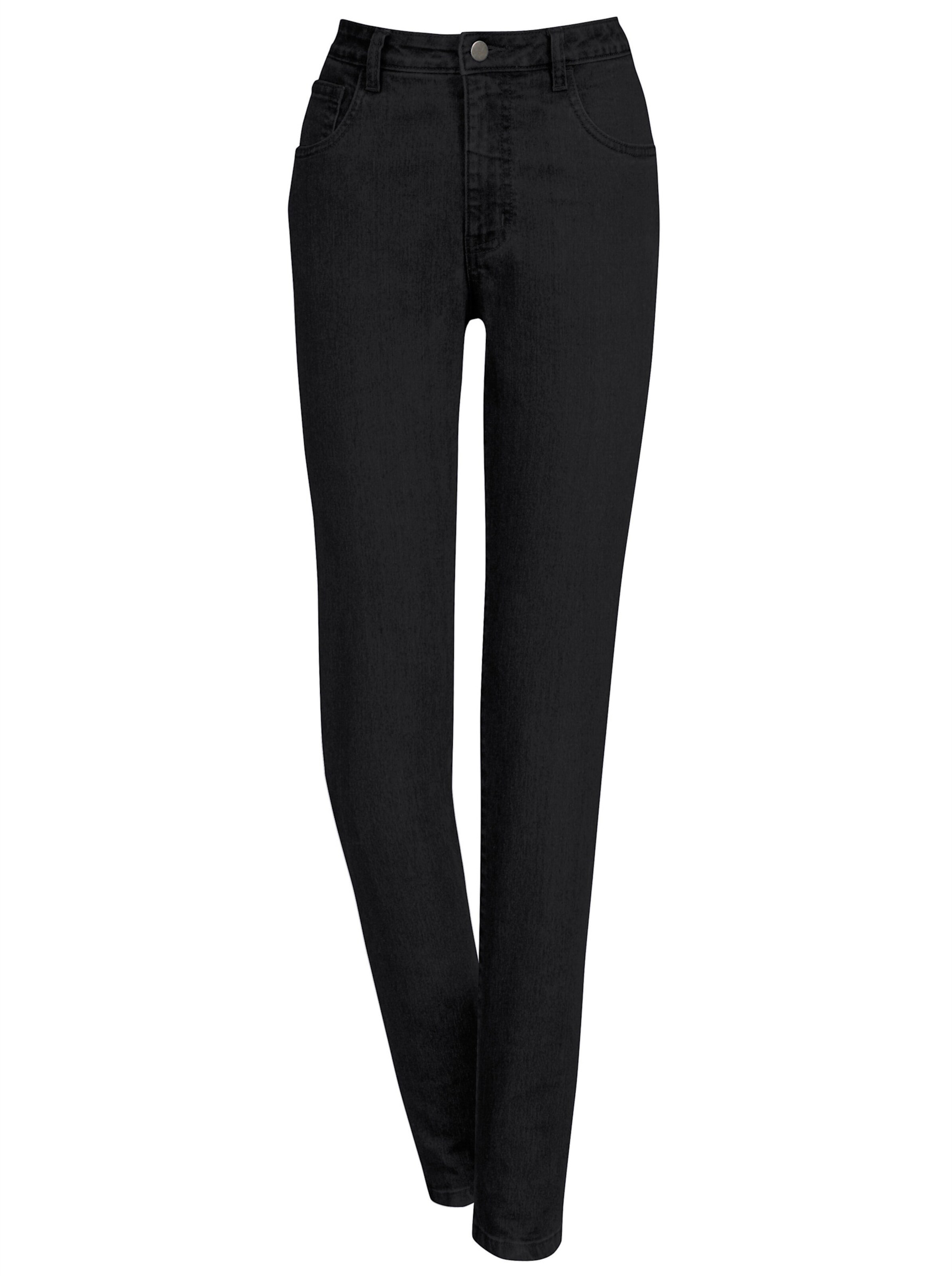 5-Pocket-Jeans in schwarz