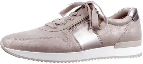 Gabor beige metallic 63.420.32 - maat 9.5 veterschoen beige metallic - maat 9.5 Calandschoen