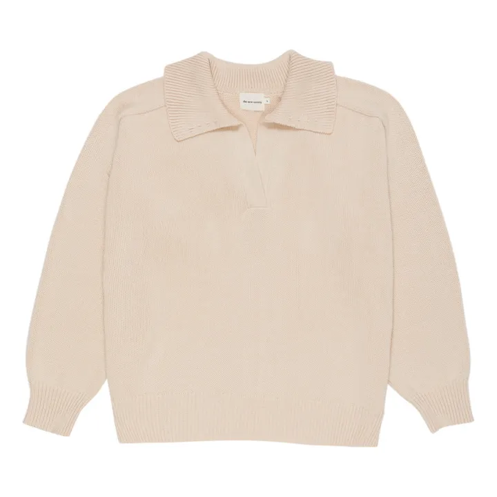 the new society Sweat Polo Coton Bio - Collection Femme | Naturel
