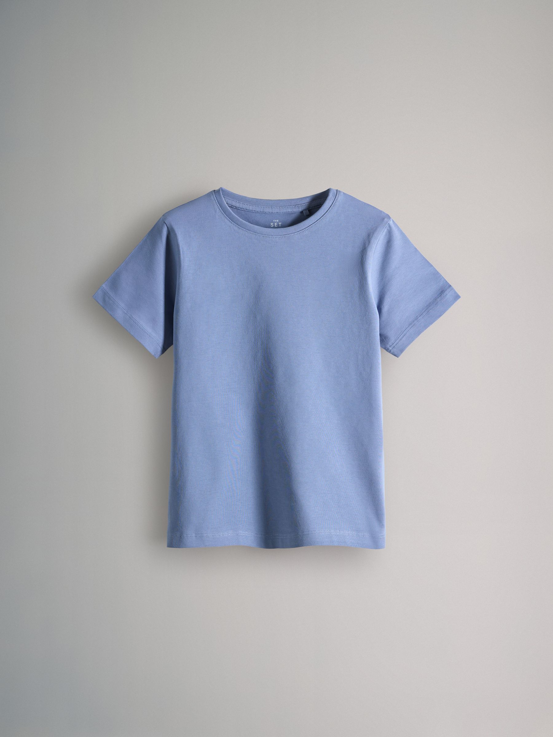 Marineblauw/blauw/crème - The Set 8 Pack Regular Short Sleeve Cotton T-Shirts