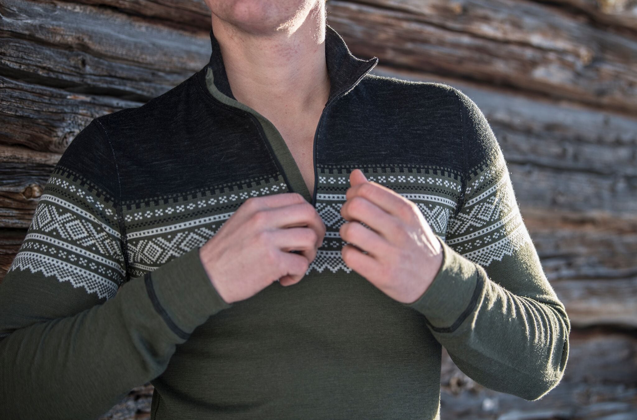 Aclima DE Marius Mockneck M's<br>Mykt og behagelig ulltrøye i 100% Merinoull!