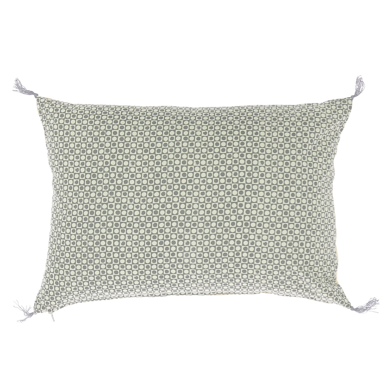 En Fil d'Indienne Housse de coussin Soie tabac - 35x50 cm