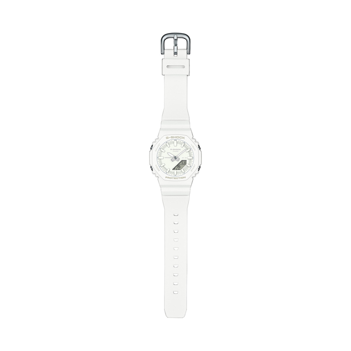 Montre CASIO G-SHOCK homme bracelet résine blanc