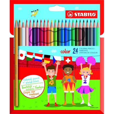 STABILO Color - 24 Crayons de couleur