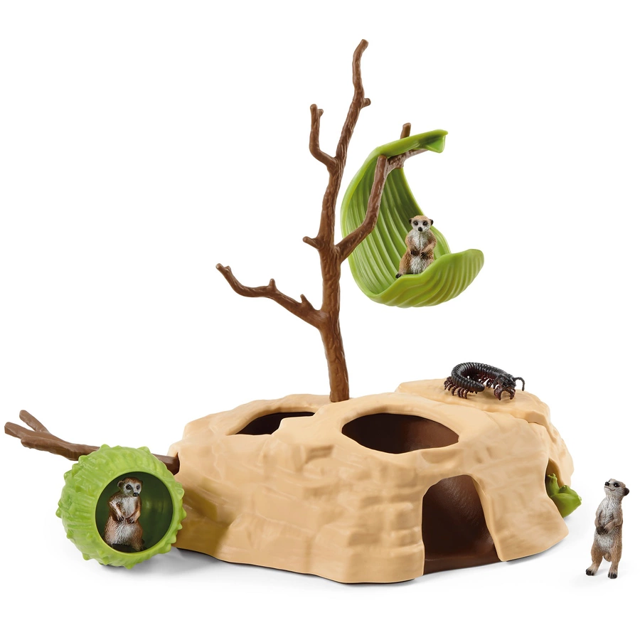 schleich® Wild Life Erdmännchen-Hügel, 42530