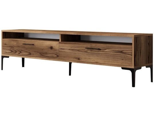 CONCEPT1 - Meuble TV Istanbul 2 - Noyer 180 x 35 x 47