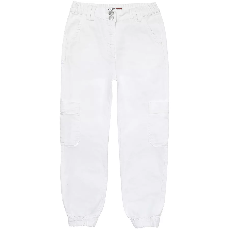 MINOTI Cargohose Cremeweiß