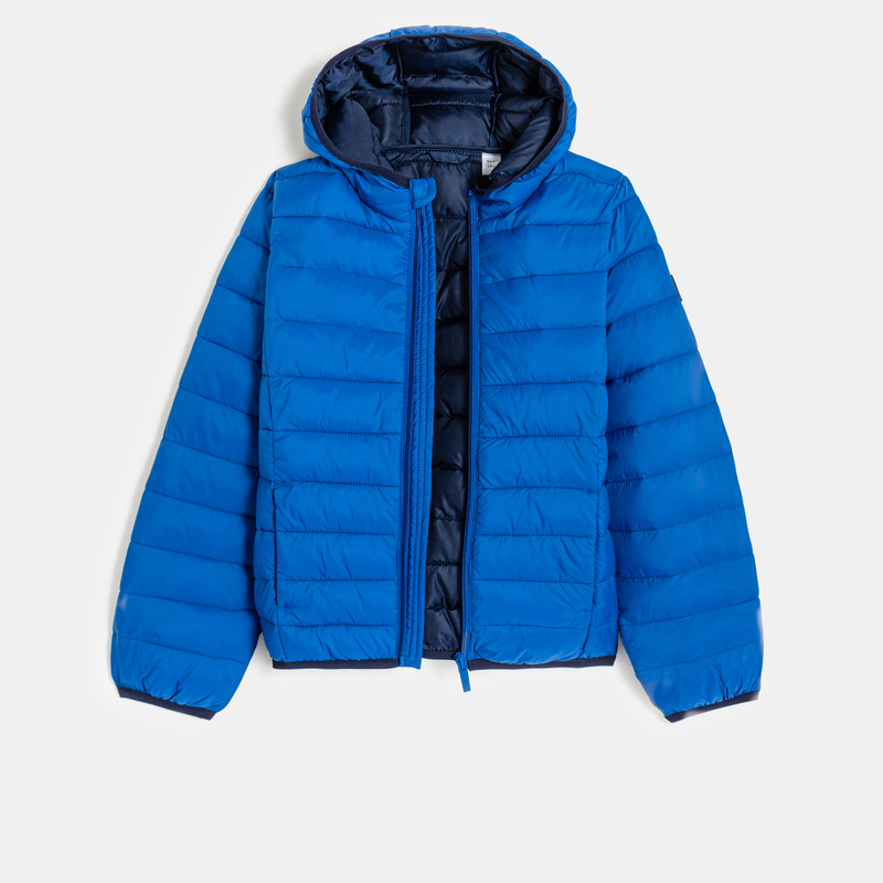 Doudoune chaude et légère bleue garçon