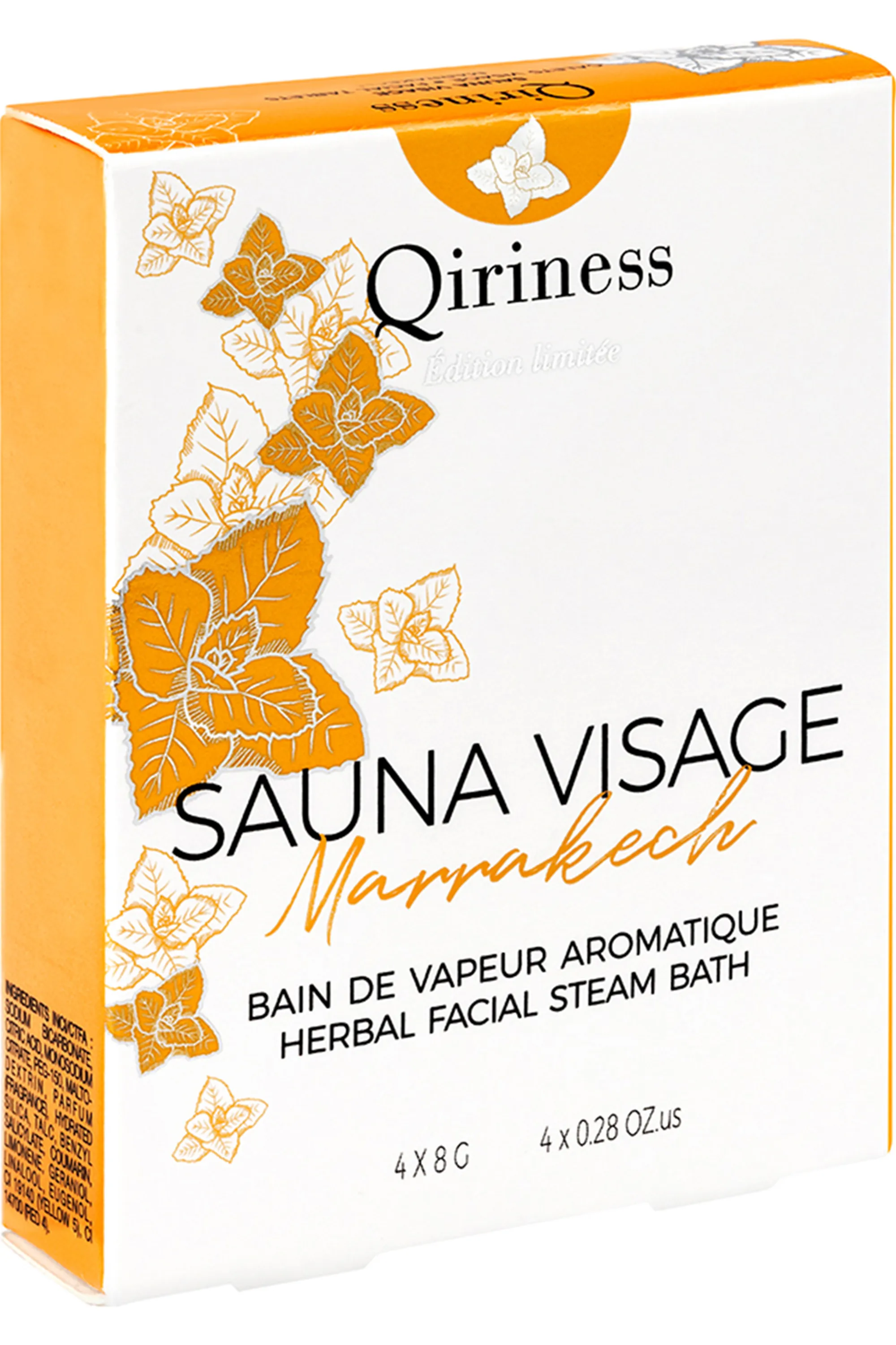 Qiriness Bains de vapeur Sauna Visage édition limitée Marrakech-32 g