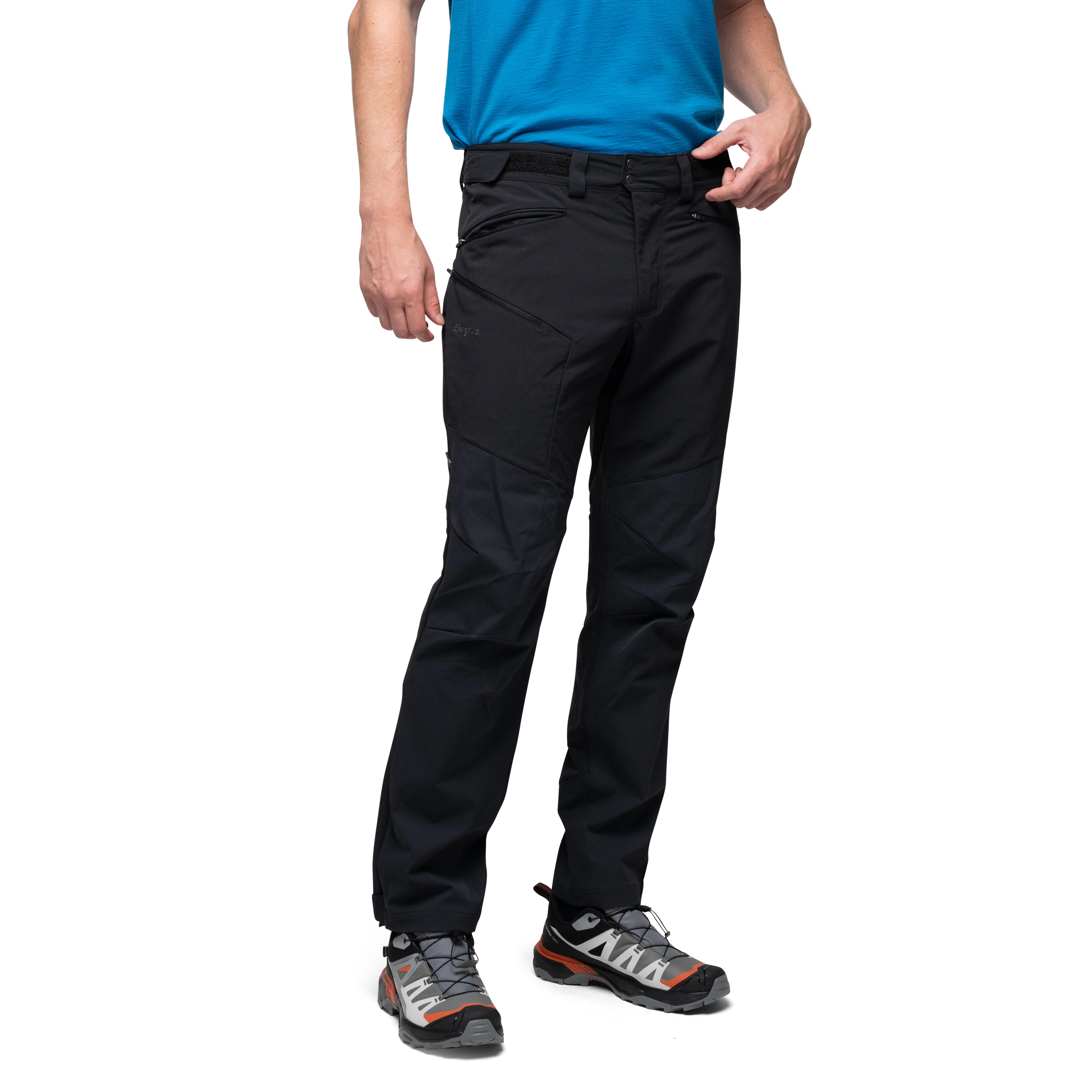 Rabot Softshell Pants Men Black / Dark Shadow Grey