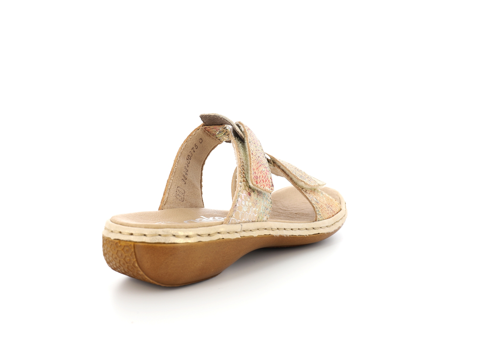 Rieker-659X6 Cuir Multicolore