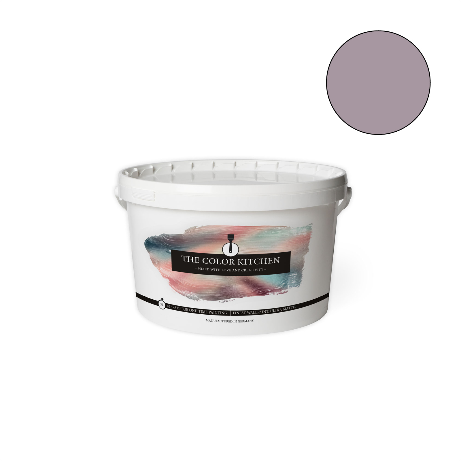 The Color Kitchen Wandfarbe Feminine Fig - violett matt - 5 Liter