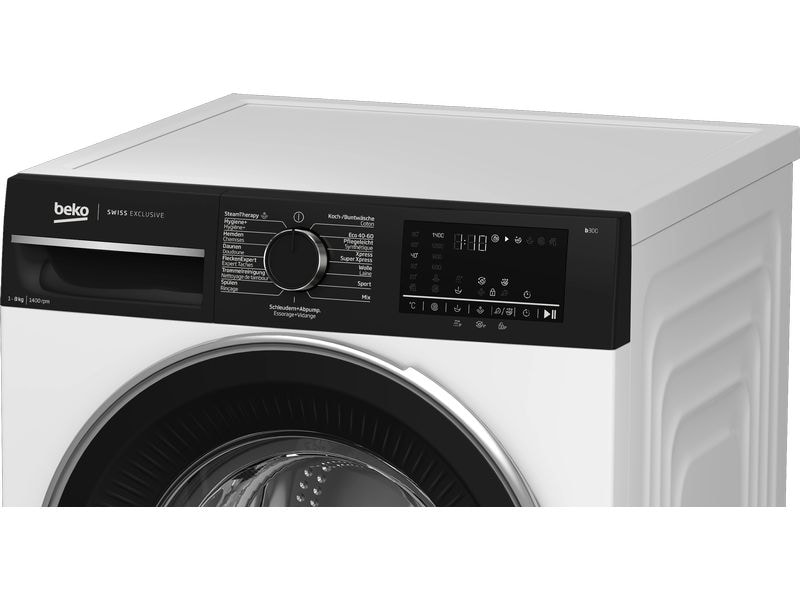 Beko Waschmaschine WM350 Links Frontloader mit 8 kg Ladekapazität