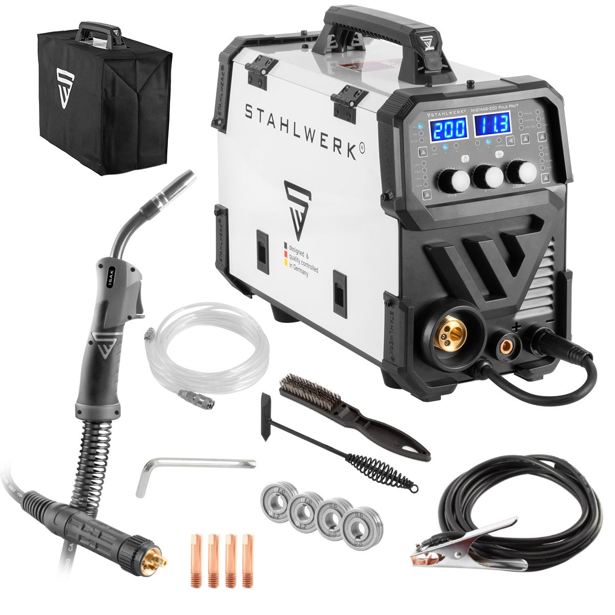 STAHLWERK MIG MAG 200 Spot Pulse Pro combinatielasapparaat met spotfunctie