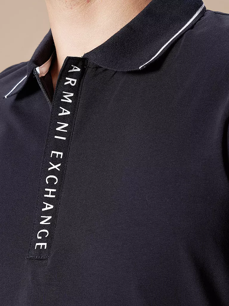 ARMANI EXCHANGE Poloshirt blau