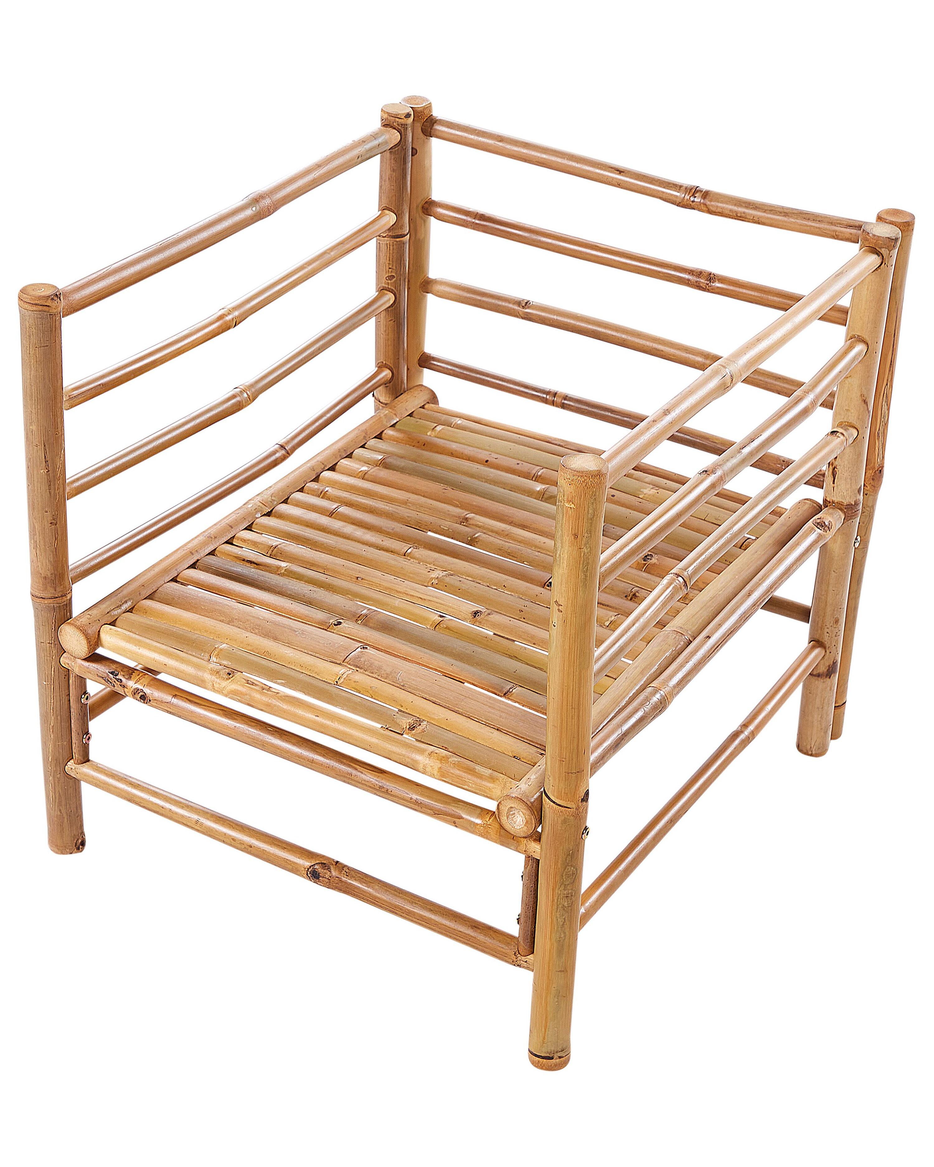 Tuinfauteuil CERRETO Bamboehout Taupe