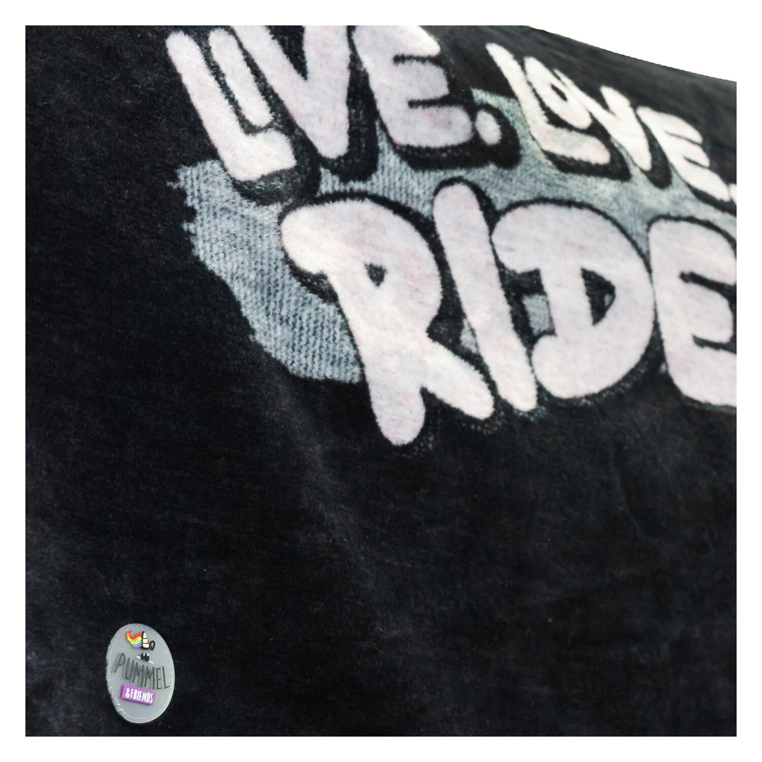EQUEST Decke Dralon Pummel Live Love Ride  - black