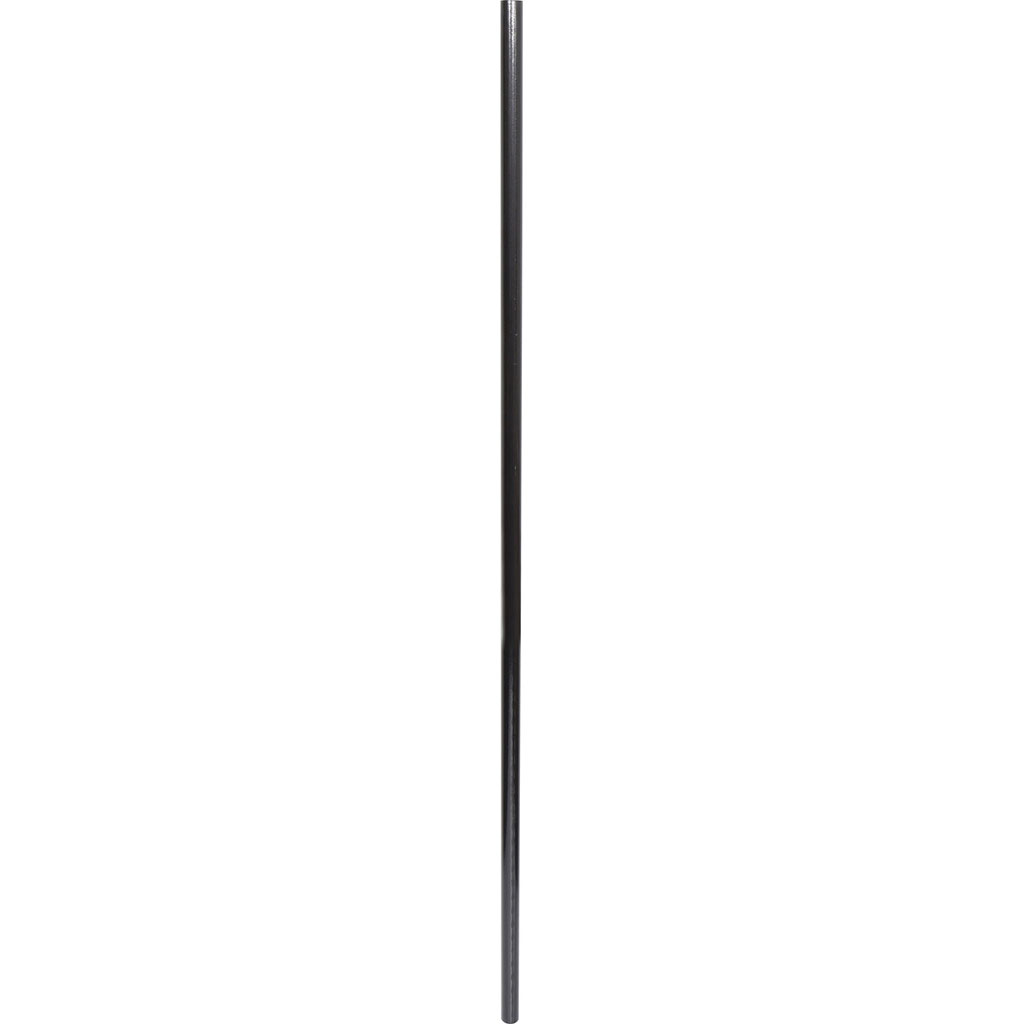 Barre pour tringle à rideaux bois noir 1.50m D 28mm