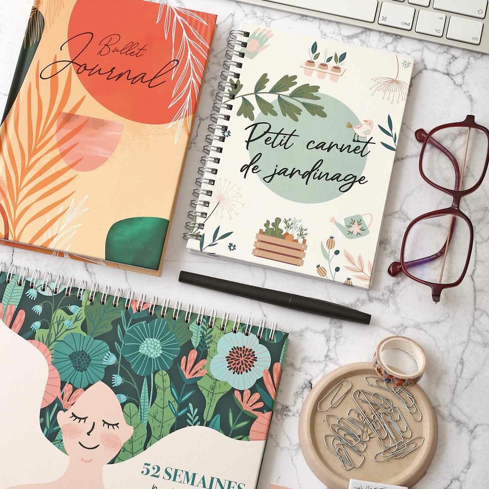 Carnet de jardinage + stickers jardin