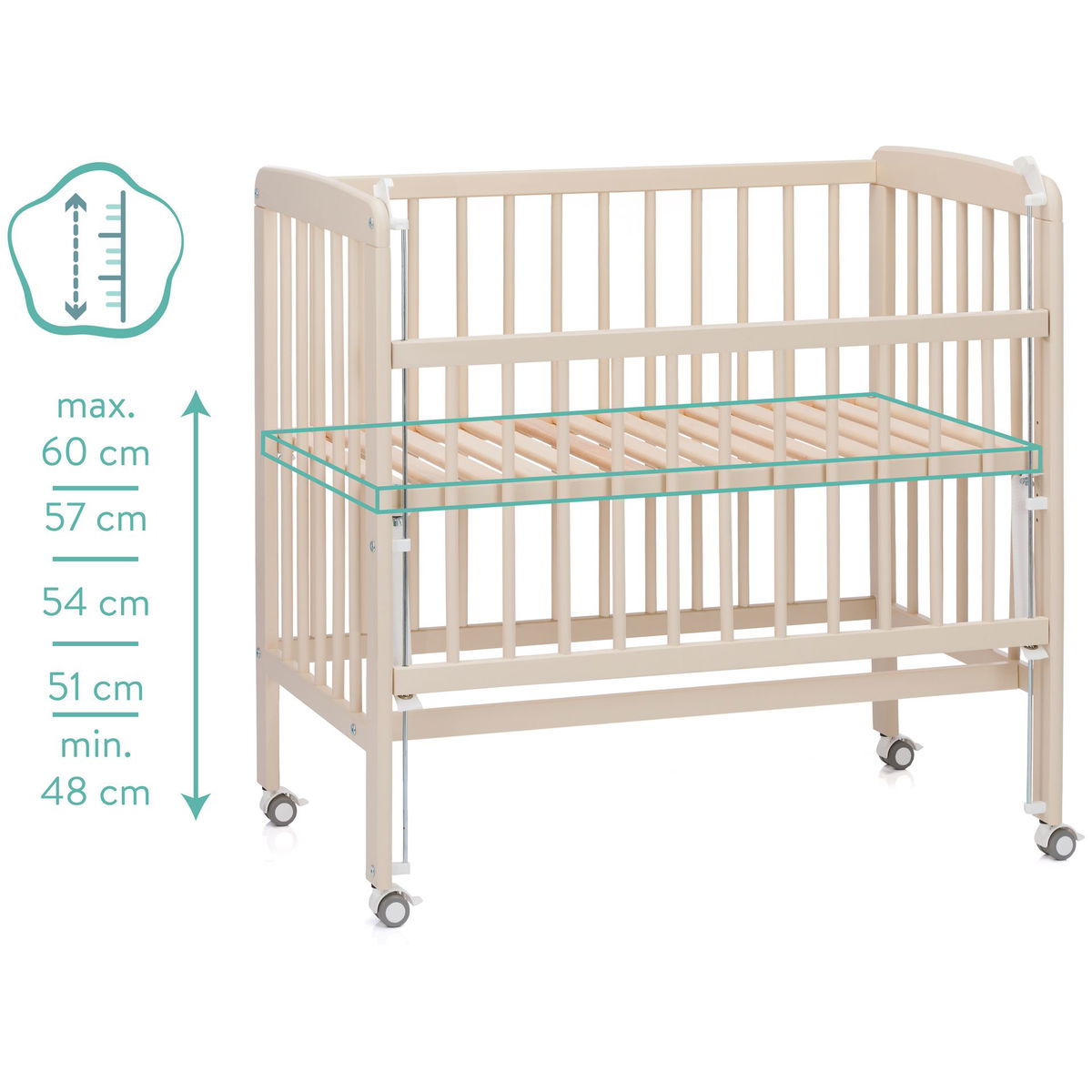 fillikidfillikid   Beistellbett Nino champagner