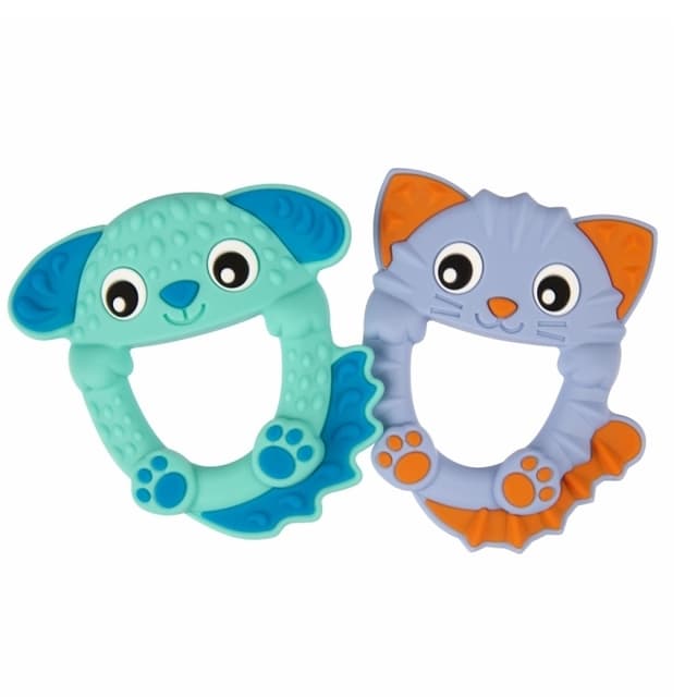 Playgro Soothe & Chew-bideringe i silikone (10188759)