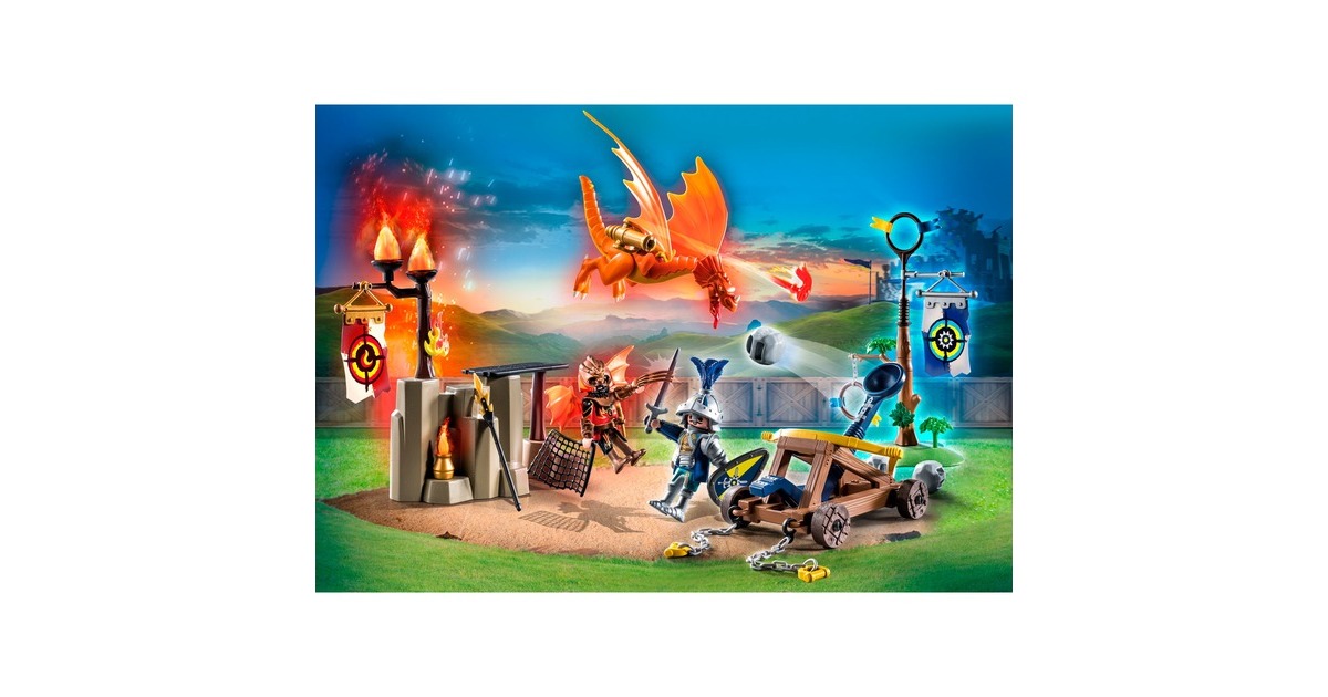 PLAYMOBILNovelmore - Novelmore vs Burnham Raiders - toernooi terrein Constructiespeelgoed  (71210)