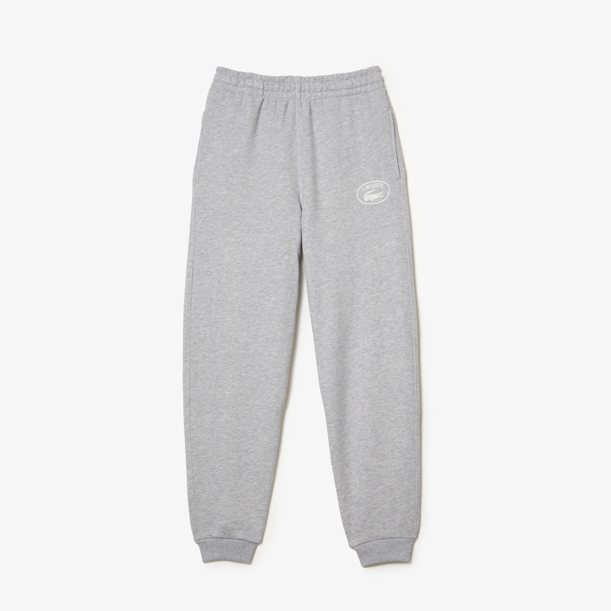 Pantalon de survêtement femme imprimé floqué Lacoste Pantalons de survêtement - Gris - Lacoste - Femme