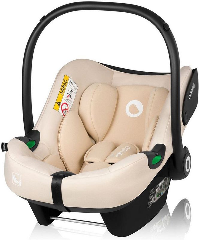 Lionelo Astrid i-Size SET - Autostoeltje + Basis - voor Autostoel - Memory Foam - Hoogte-instelling van de hoofdsteun 7cm