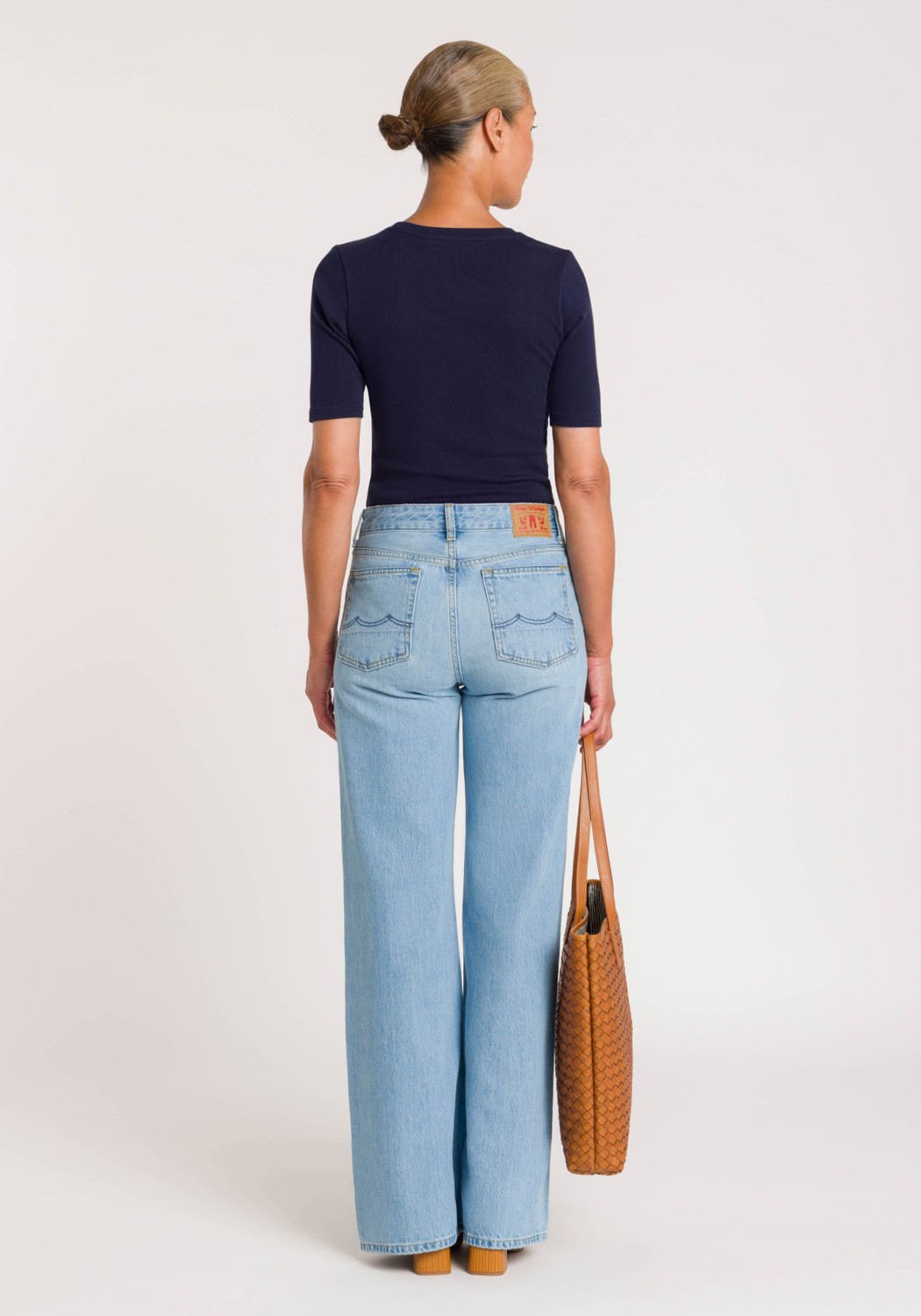 Kings Of Indigo T-Shirt Rina Peacoat