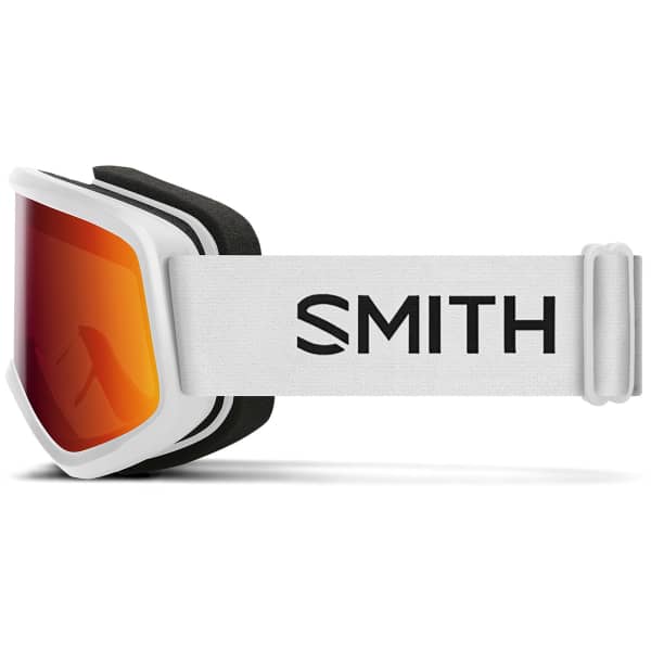 Masque de ski SMITH SNOWDAY JR WHITE RED SOLX MIRROR ANTIFOG