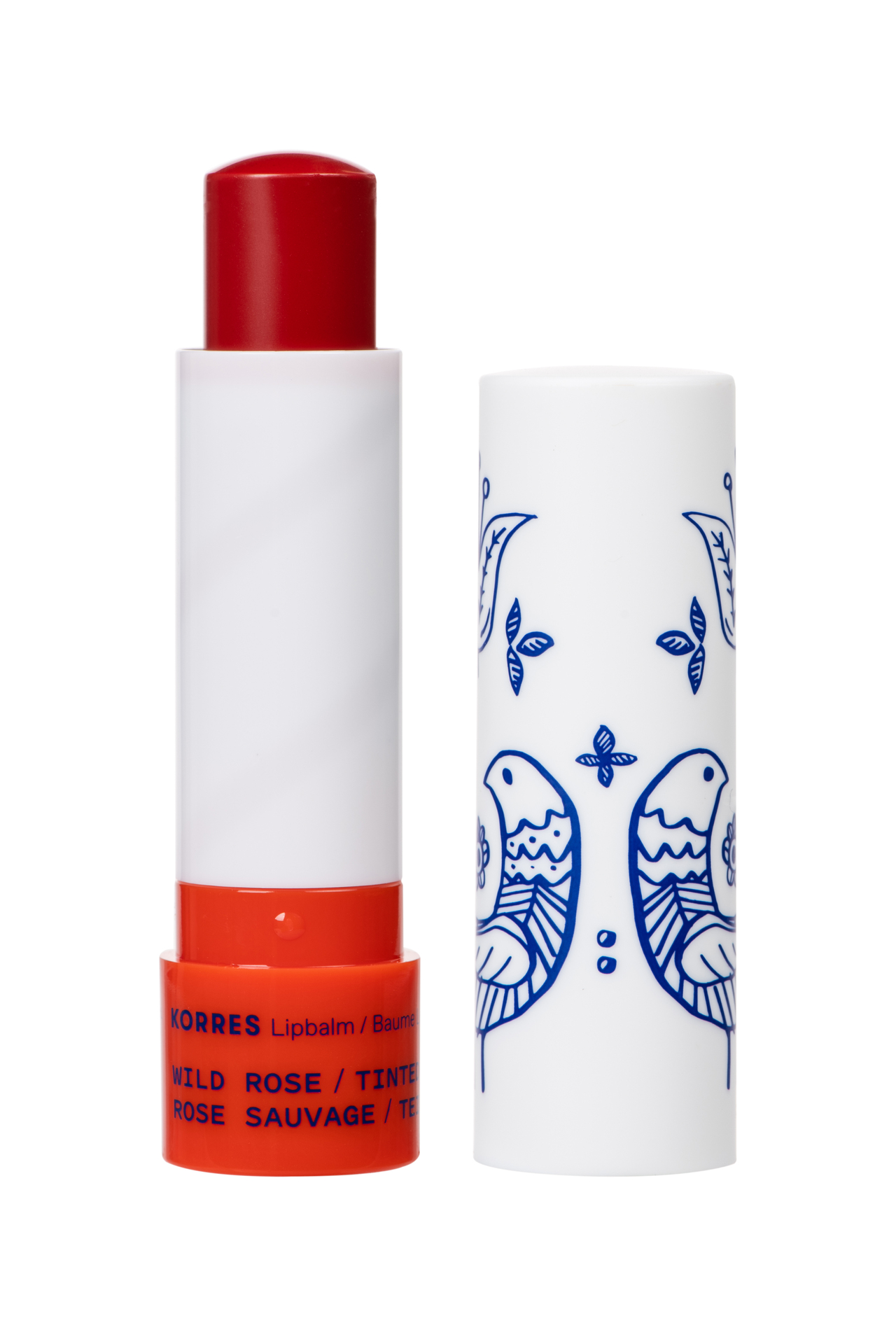 Korres Lip Balm med Farge Wild Rose