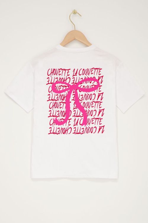 Wit T-shirt ''La coquette''