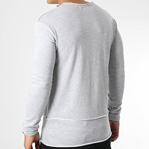Sweat Crewneck WS016 Gris Chiné