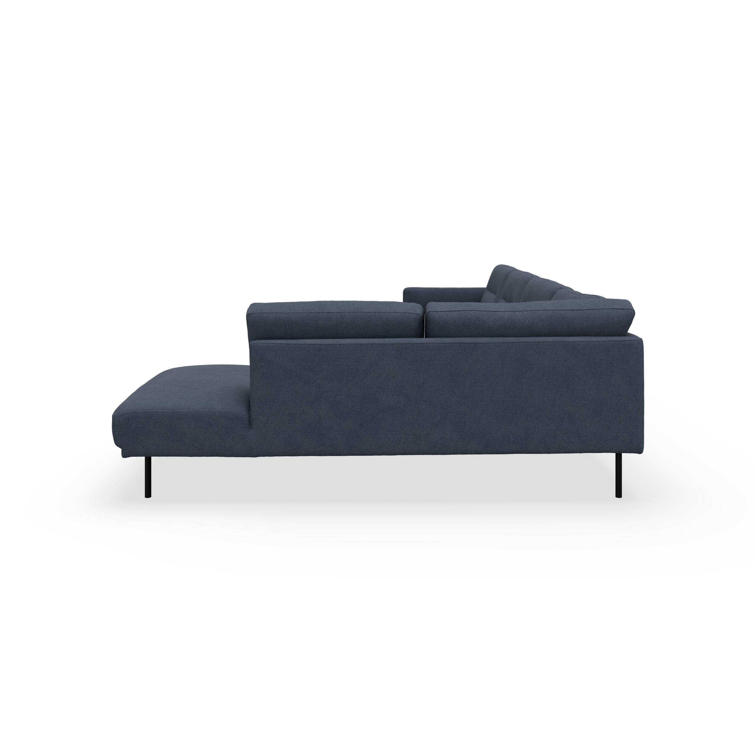 Larvik venstrevendt hjørnesofa med chaiselong