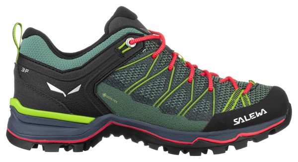 Chaussures de Randonnée Femme Salewa Mountain Trainer Lite Gore-Tex Vert/Corail