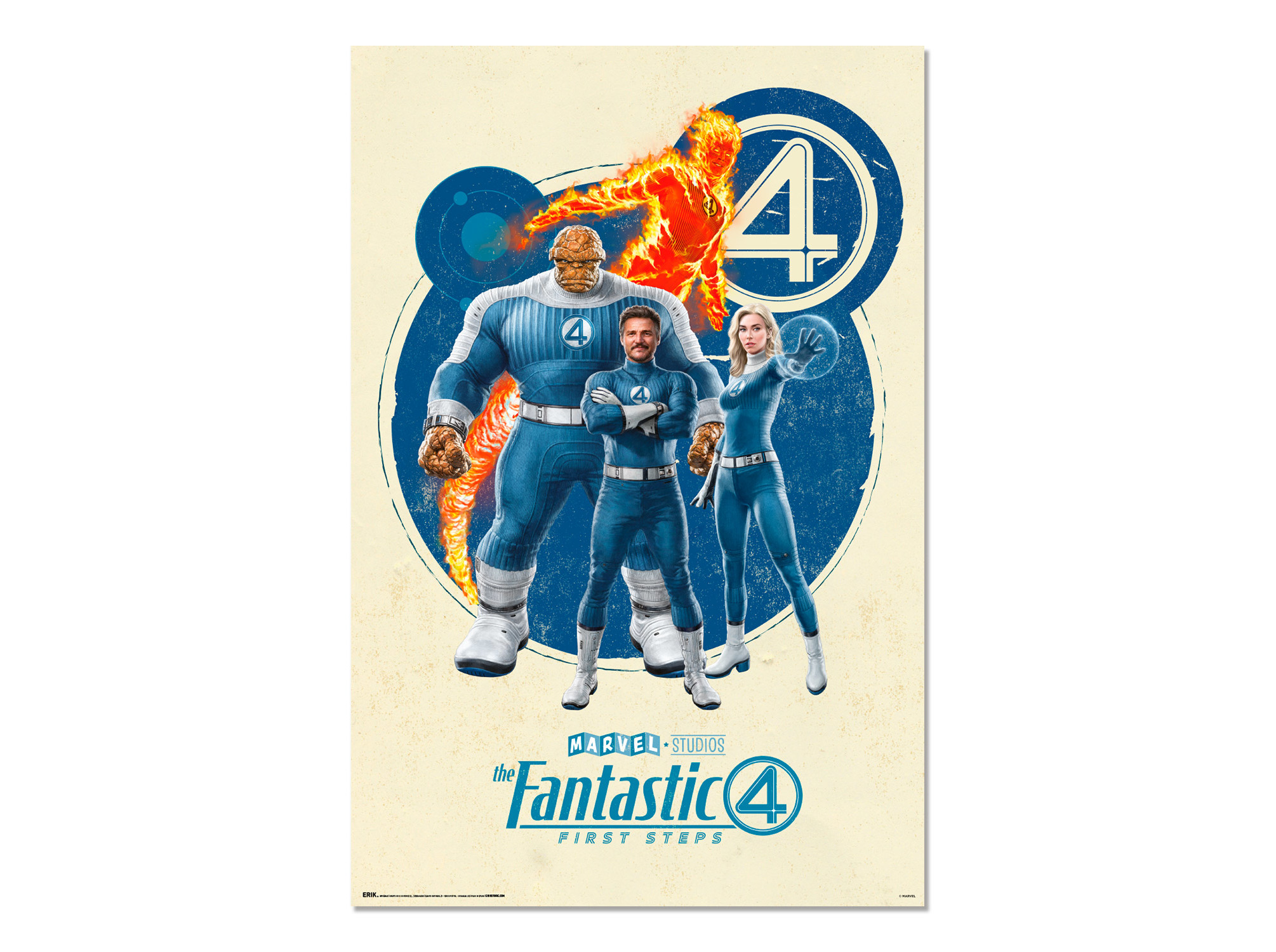 POSTER QUARTETO FANTASTICO ERIK