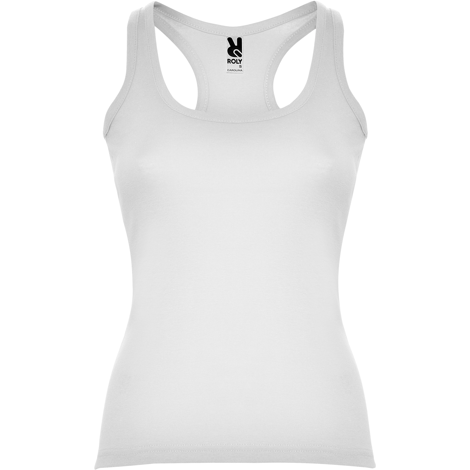 Roly CA6517 - CAROLINA T-shirt coupe près du corps avec encolure et emmanchure liserés