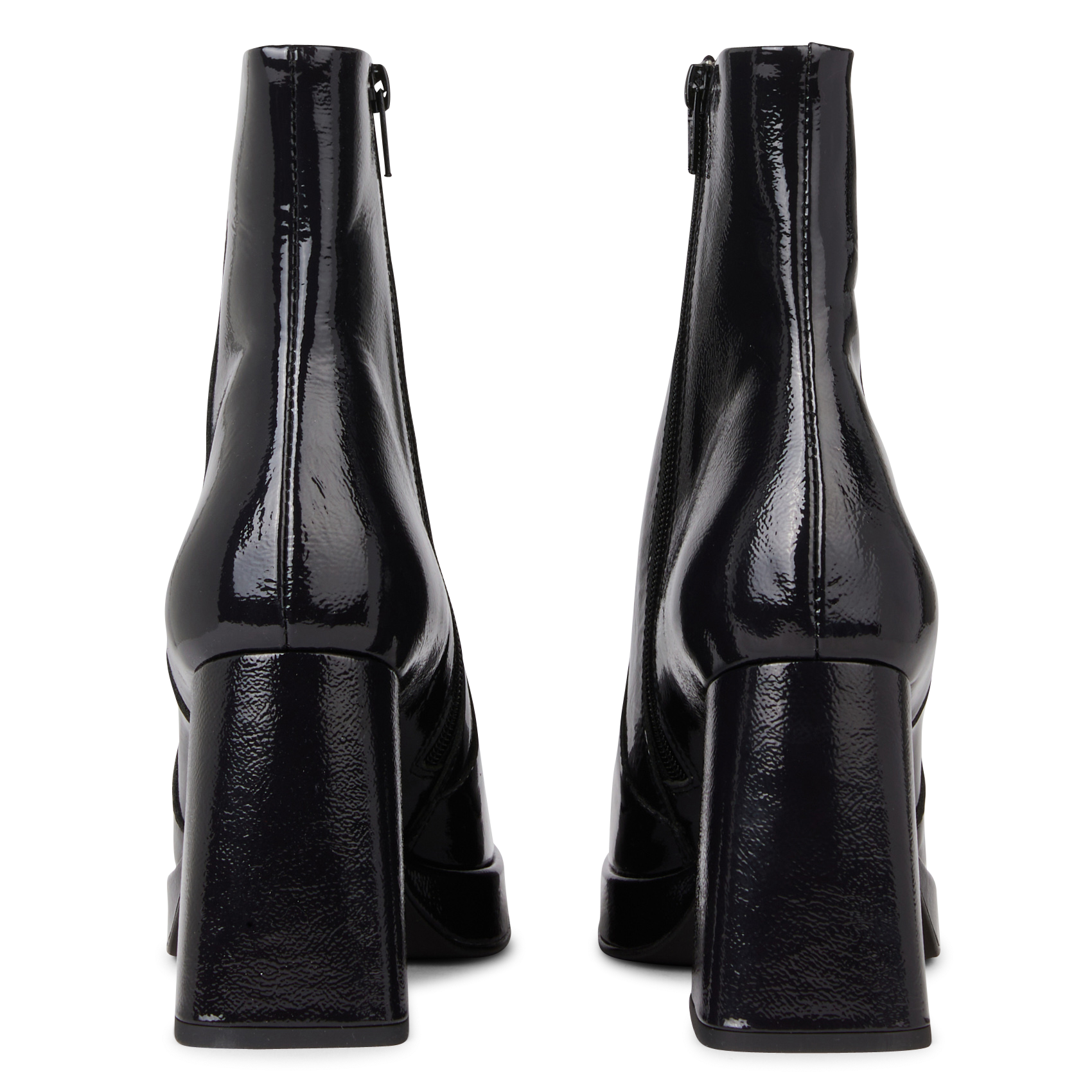 Bottines en cuir venis | Bleu