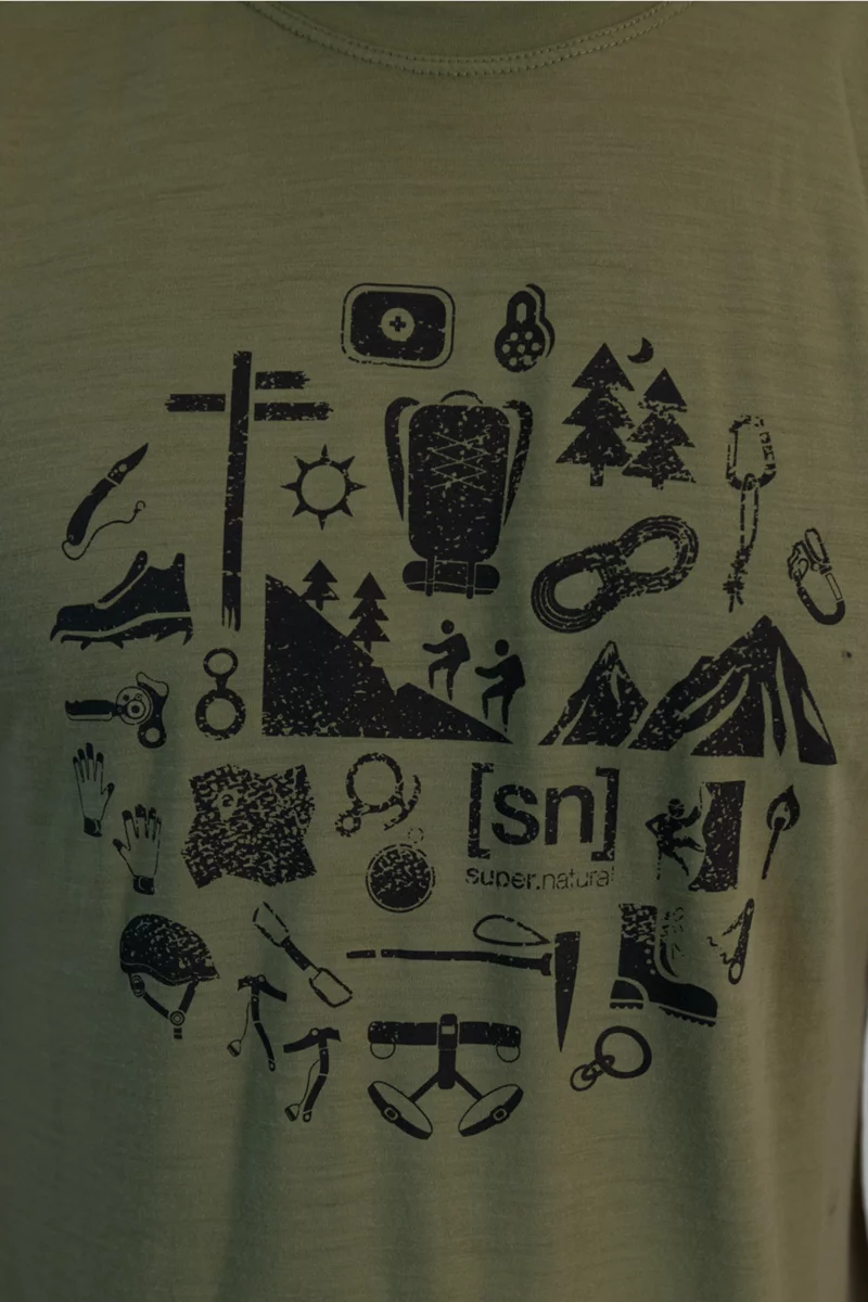 super.natural Well Equipped Merino Herren T-Shirt