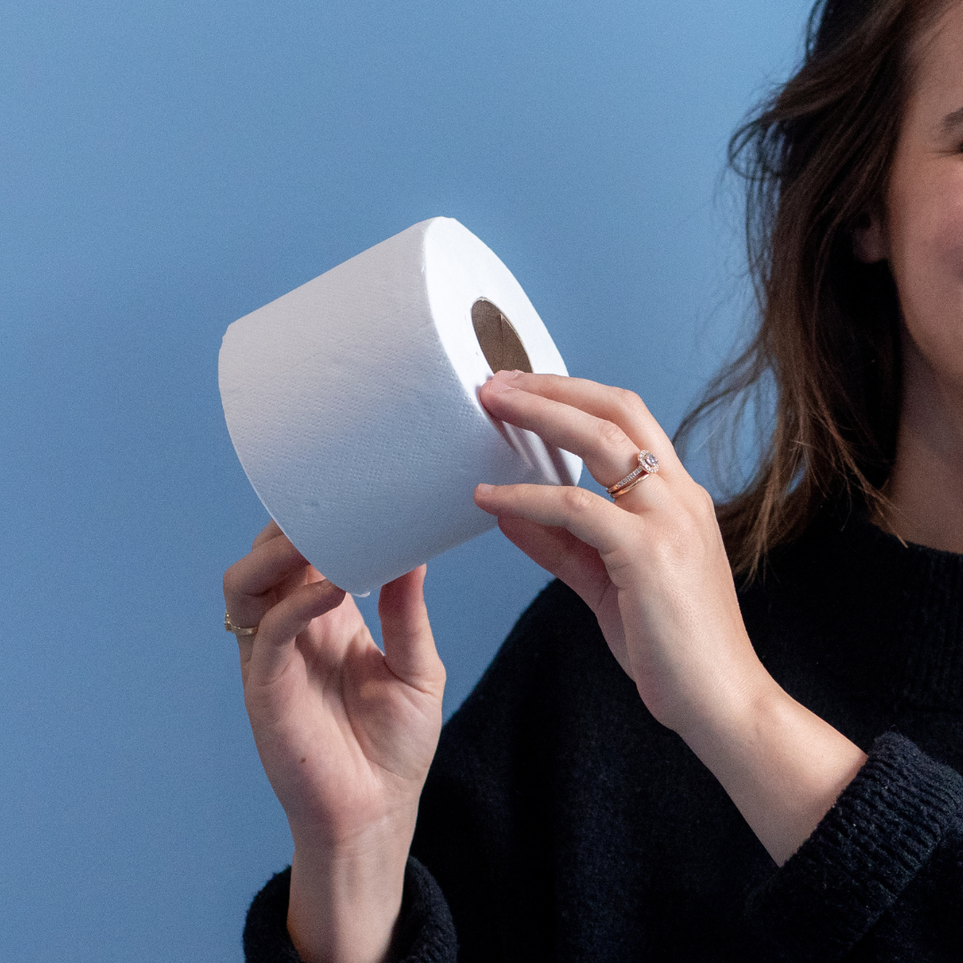 Votre papier toilette tout doux, 100 % recyclé, fabriqué en France 🇫🇷